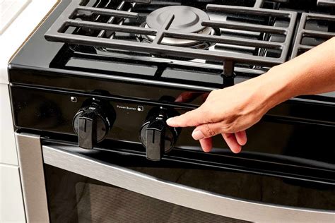 knob stuck on gas stove